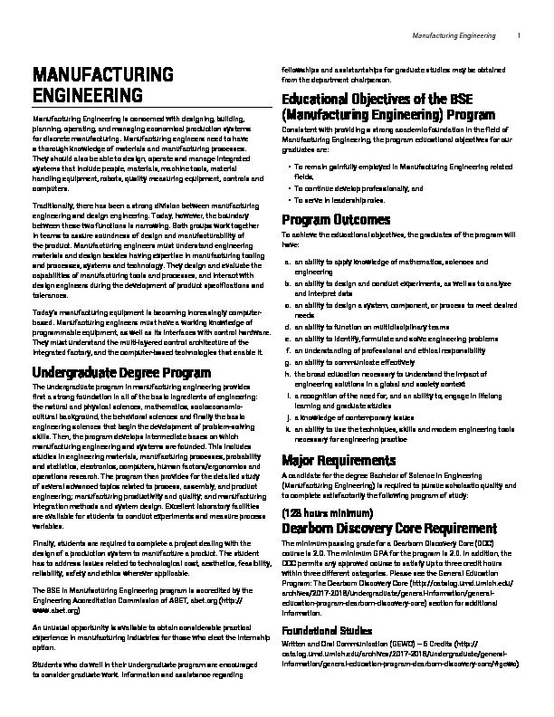 manufacturing-engineeringpdf - UM-Dearborn