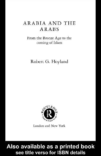 [PDF] ARABIA AND THE ARABS - edX
