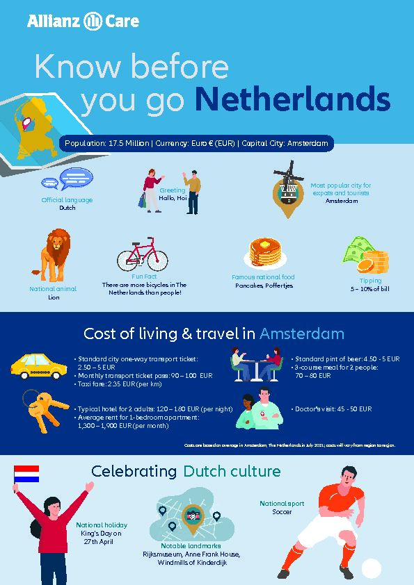 [PDF] Know before you go Netherlands - Allianz Care