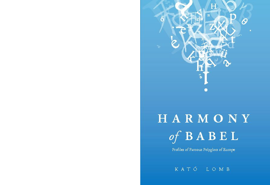 [PDF] HARMONY of BABEL - TESL-EJ