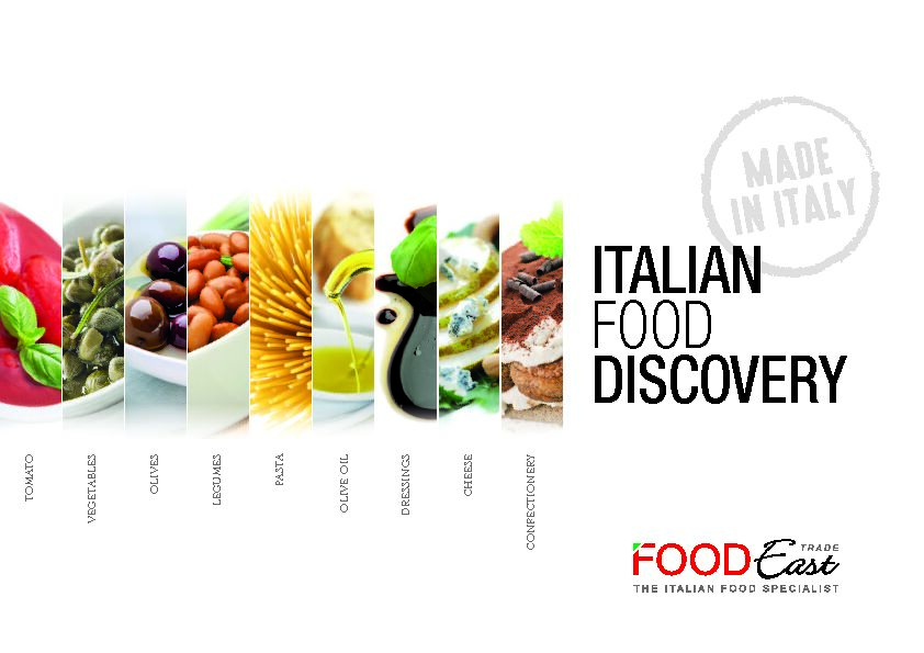 [PDF] ITALIAN FOOD DISCOVERY - FoodEast
