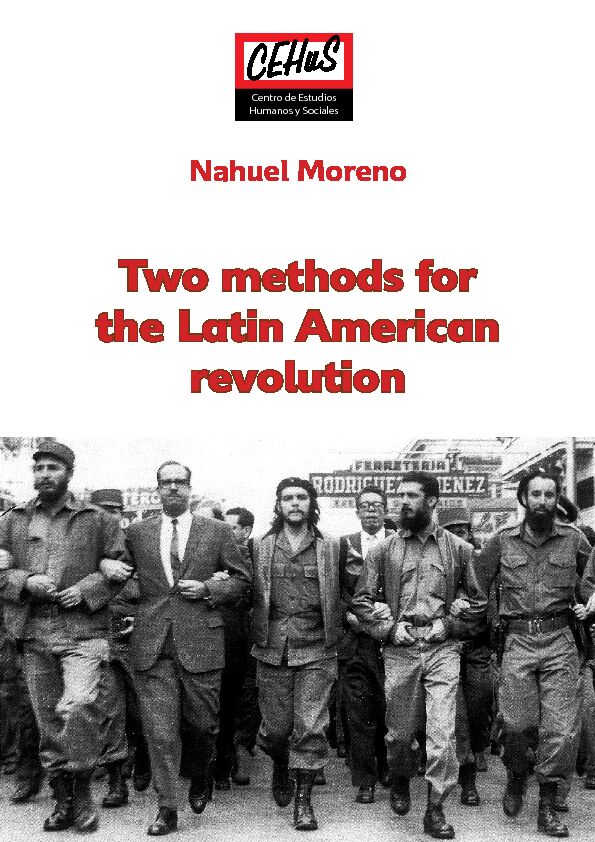 [PDF] Two methods for the Latin American revolution