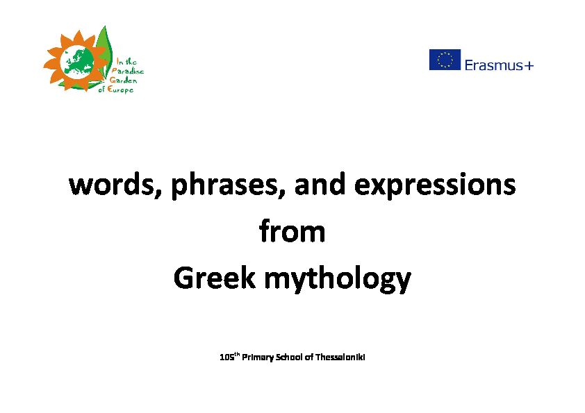 [PDF] words, phrases, and expressions from Greek mythology