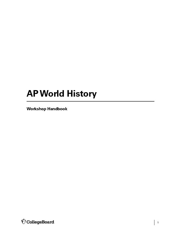 [PDF] AP World History - Association of International Schools in Africa