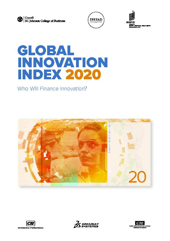 GLOBAL INNOVATION INDEX 2020