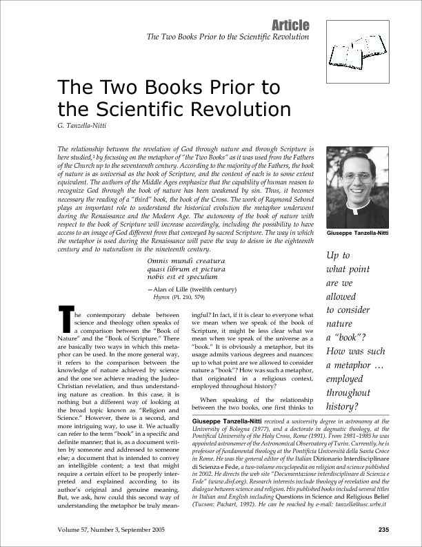 [PDF] The Two Books Prior to the Scientific Revolution