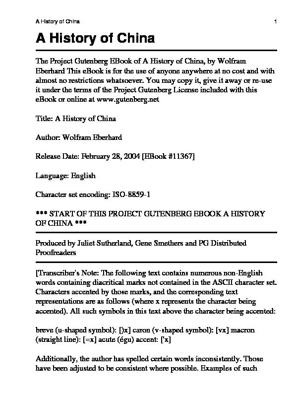 [PDF] A History of China - University of Macau Library