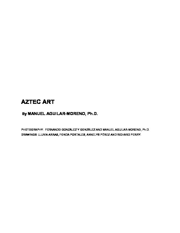 [PDF] AZTEC ART - FAMSI