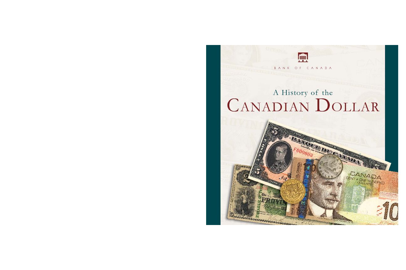 [PDF] A History of the CANADIAN DOLLAR - Bank of Canada
