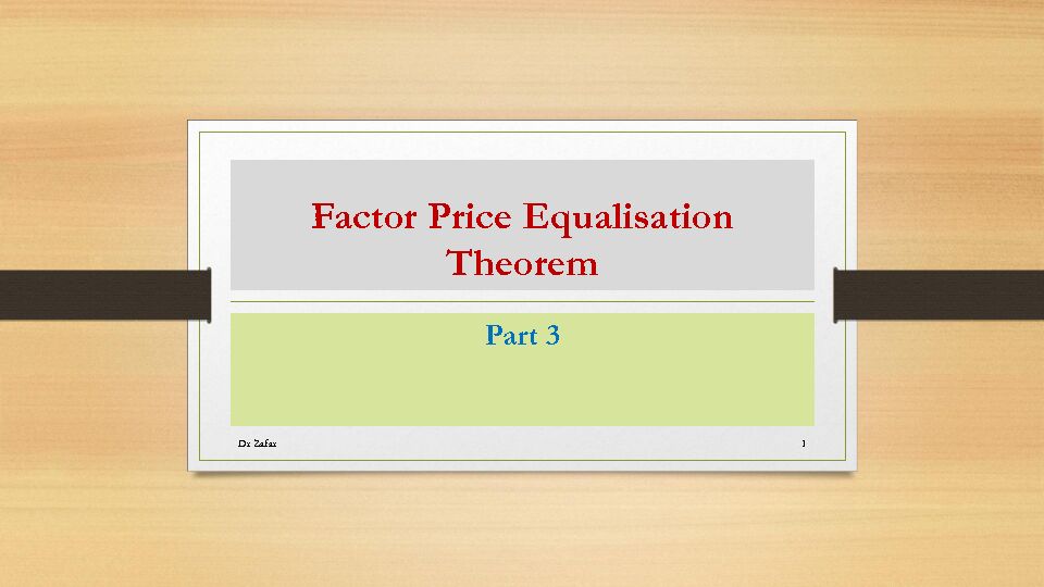 [PDF] Factor Price Equalisation Theorem - LS College
