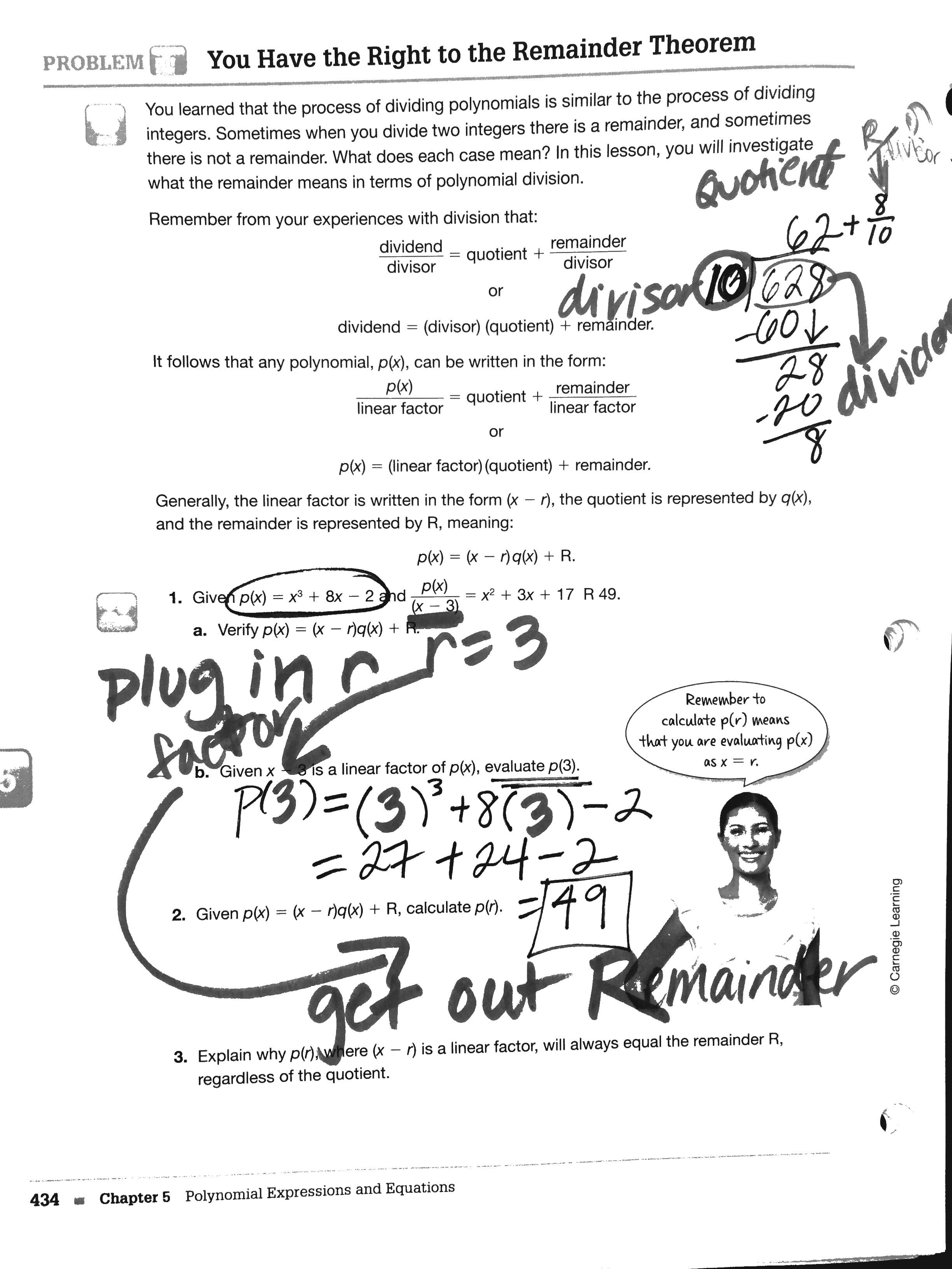 [PDF] 53 Factor & Remainder Theorem