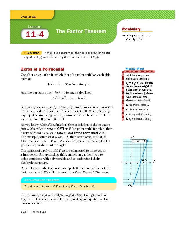 [PDF] The Factor Theorem