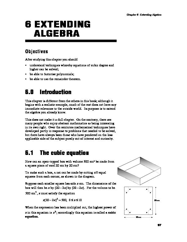 [PDF] 6 EXTENDING ALGEBRA