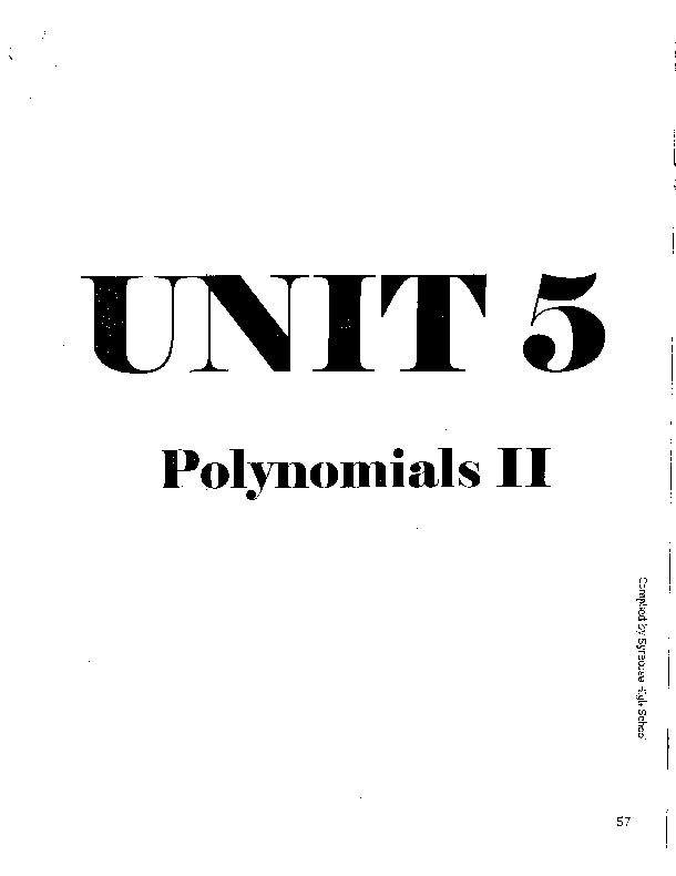 [PDF] Polynomials II - Finding Why