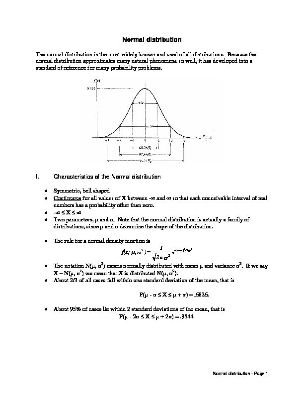 Searches related to how do i calculate normal distribution filetype:pdf