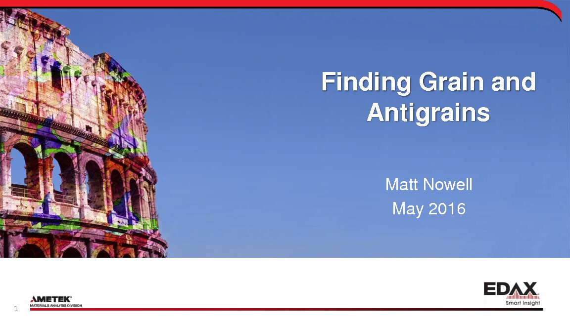 [PDF] Finding Grain and Antigrains