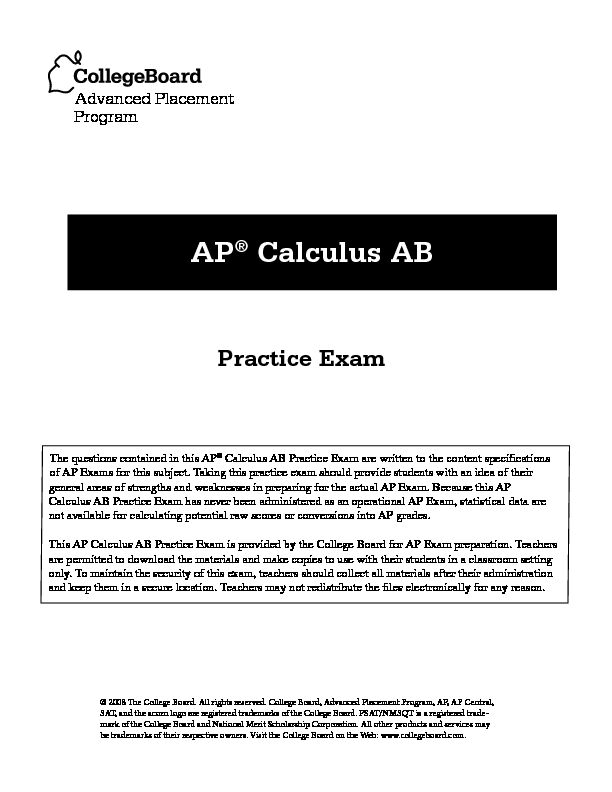 [PDF] AP® Calculus AB - Henry County Schools