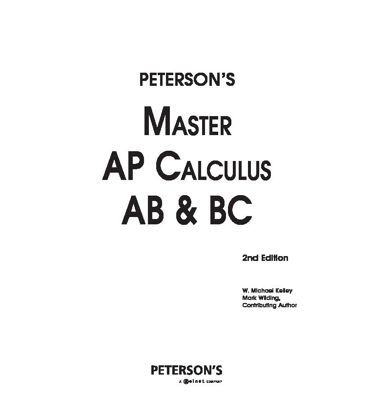 [PDF] master ap calculus ab & bc