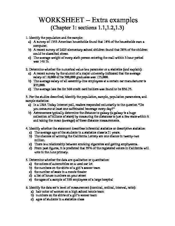 [PDF] WORKSHEET – Extra examples - Utah Math Department