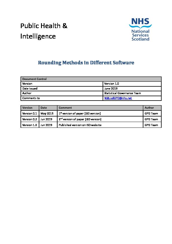 [PDF] Rounding Methods in Different Software - ISD Scotland