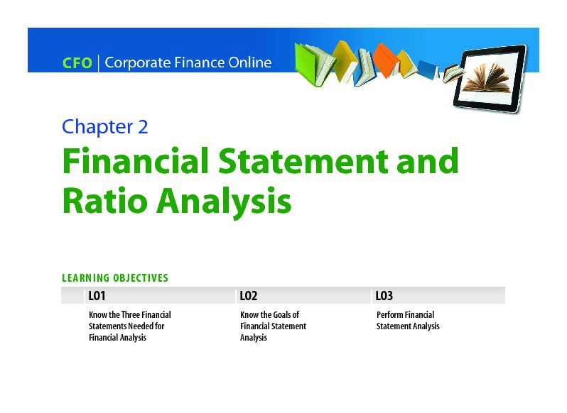 [PDF] Financial Statement and Ratio Analysis - Pearson Canada