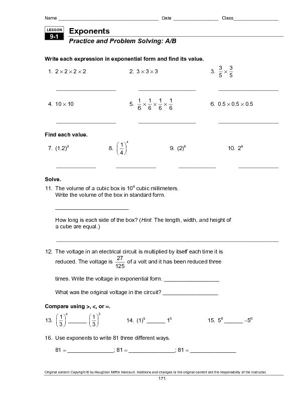 [PDF] Exponents - Upper Darby School District