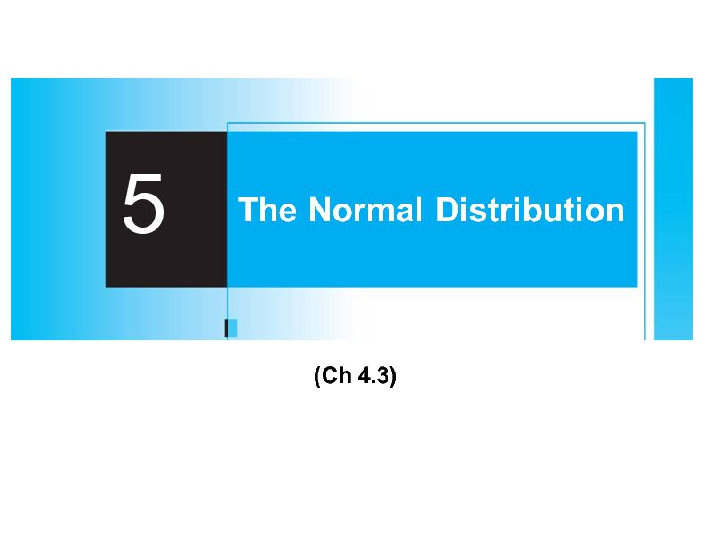 [PDF] 5 The Normal Distribution