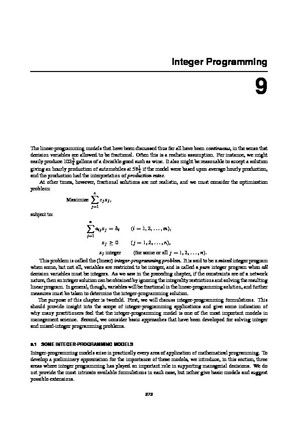 [PDF] Integer Programming - MIT
