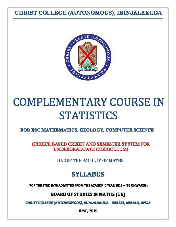 [PDF] complementary course statistics( geology, cs,maths),2019 onwards