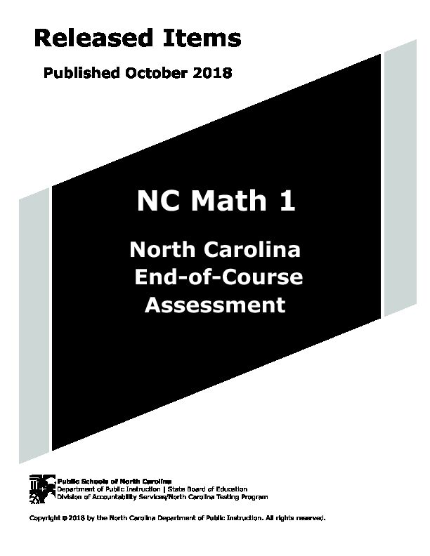 [PDF] NC Math 1 - NCgov