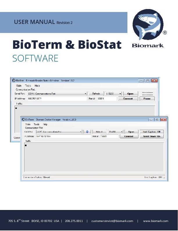 [PDF] BioTerm and BioStat User Manual - Biomark