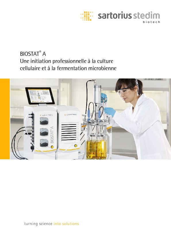 [PDF] BIOSTAT ® A Une initiation professionnelle à la culture cellulaire et