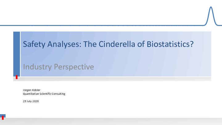 [PDF] Safety Analyses: The Cinderella of Biostatistics? - EFSPI