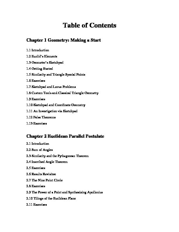 [PDF] GEOMETRY - University of South Carolina