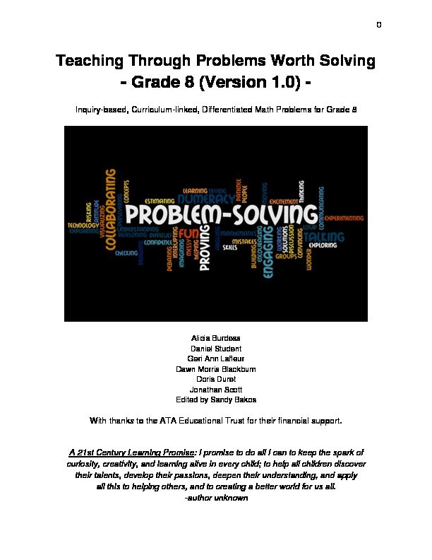 teaching through problems worth solving grade 2