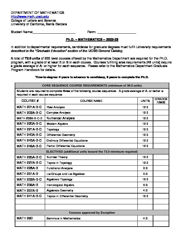 [PDF] PHD MATH 2022-23 - My UCSB