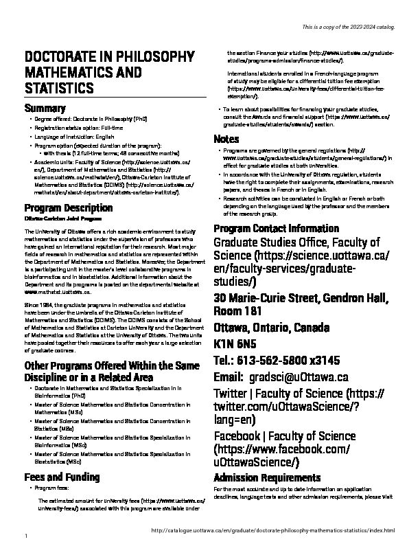 [PDF] Doctorate in Philosophy Mathematics and Statistics