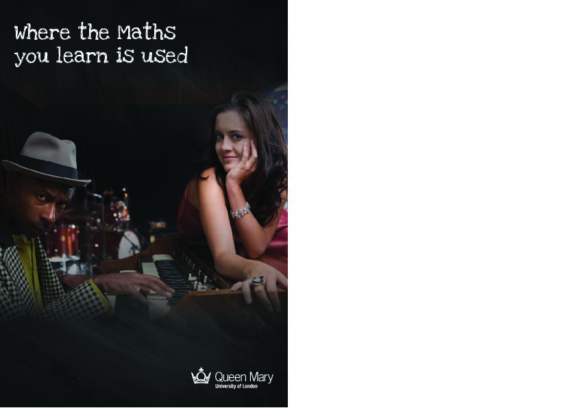 [PDF] Where the Maths you learn is used - Queen Mary University of London