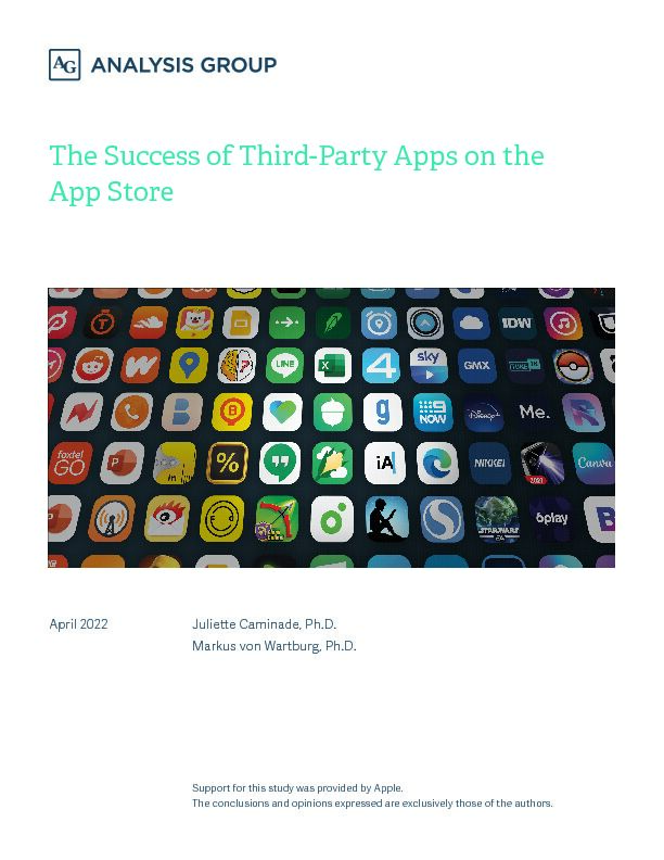[PDF] The Success of Third-Party Apps on the App Store - Apple