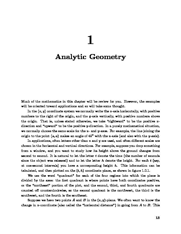 [PDF] Analytic Geometry