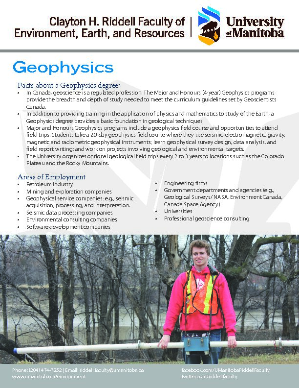 [PDF] Geophysics - University of Manitoba