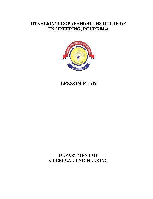 [PDF] LESSON PLAN - UGIE-Rourkela
