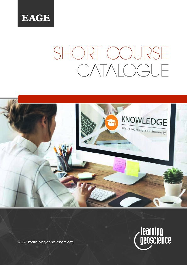 [PDF] Short Course Catalogue  EAGE