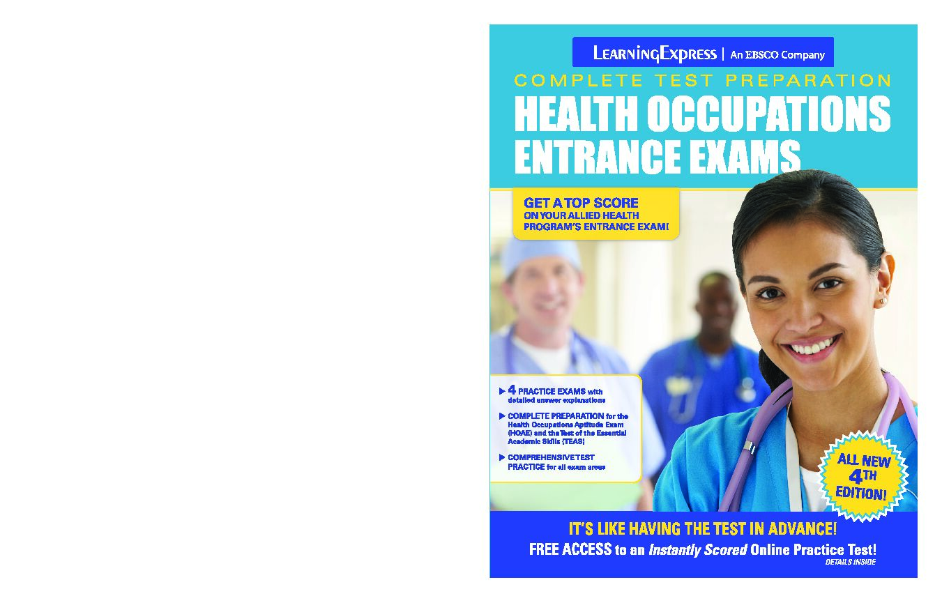 [PDF] Health Occupations Entrance Practice Test - Zane State College