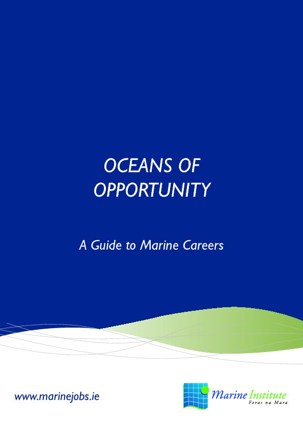 [PDF] OCEANS OF OPPORTUNITY - Marine Institute