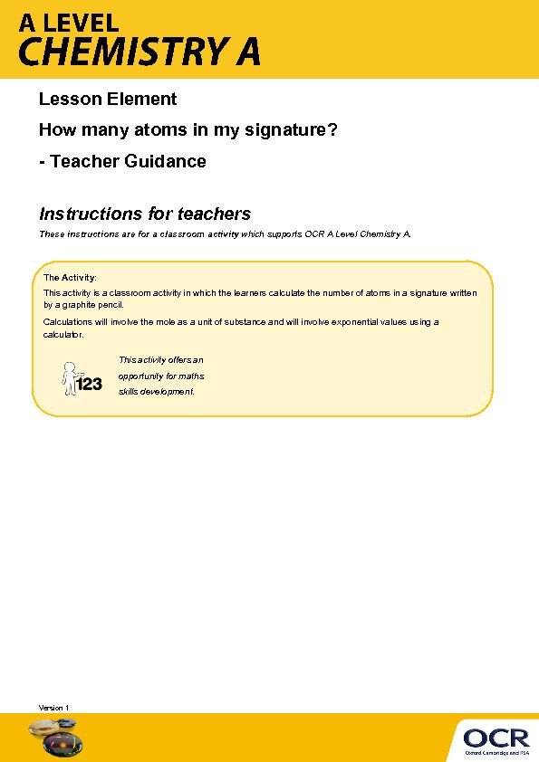 [PDF] How many atoms in my signature - OCR