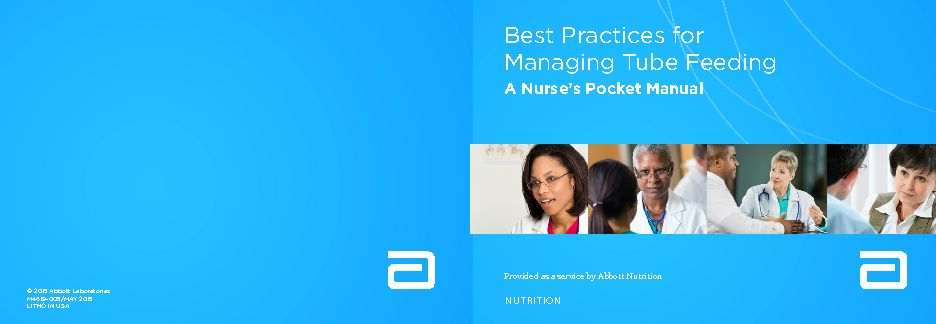 [PDF] Best Practices for Managing Tube Feeding - Abbott Nutrition