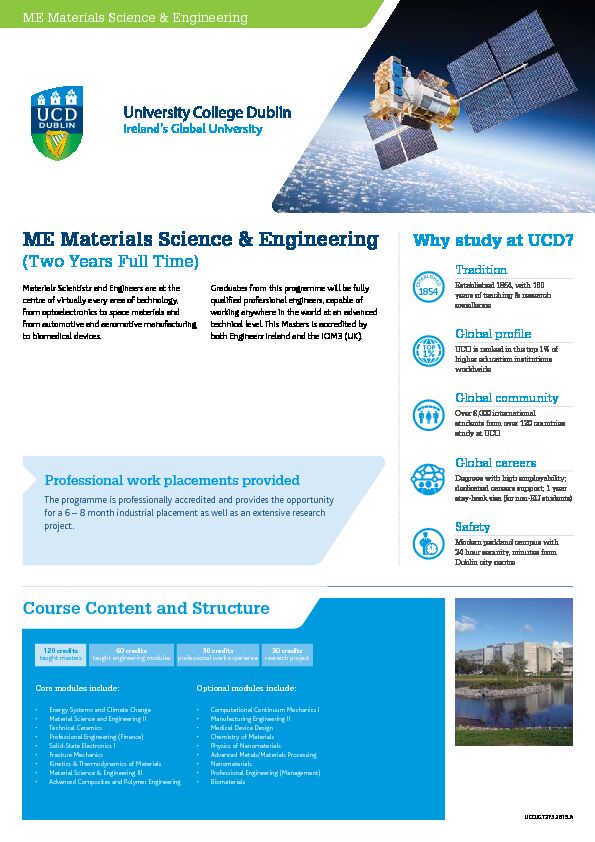 [PDF] ME Materials Science & Engineering - University College Dublin