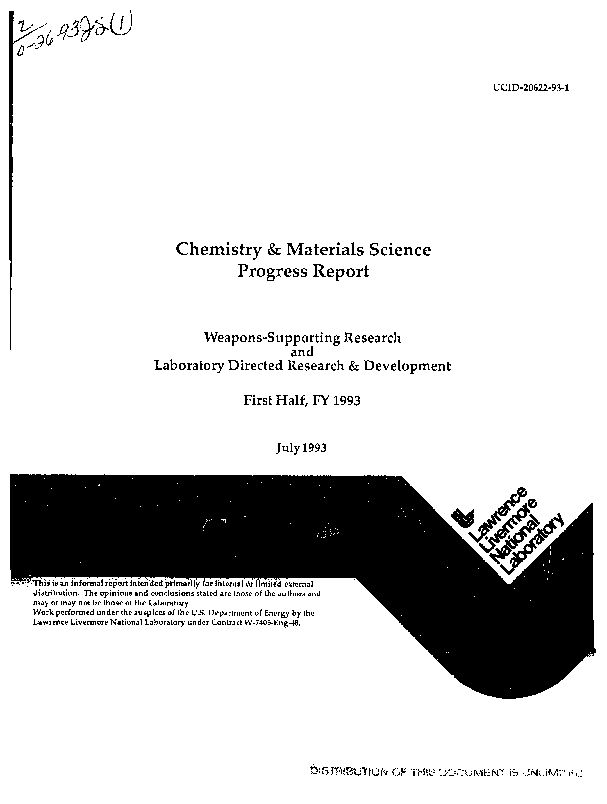[PDF] Chemistry & Materials Science Progress Report - International