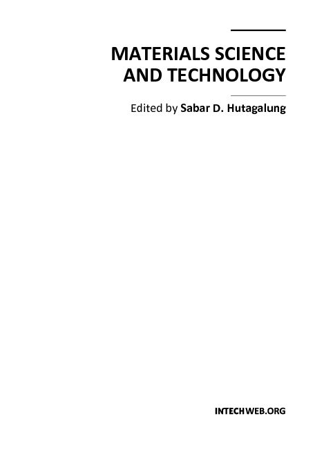 [PDF] MATERIALS SCIENCE AND TECHNOLOGY